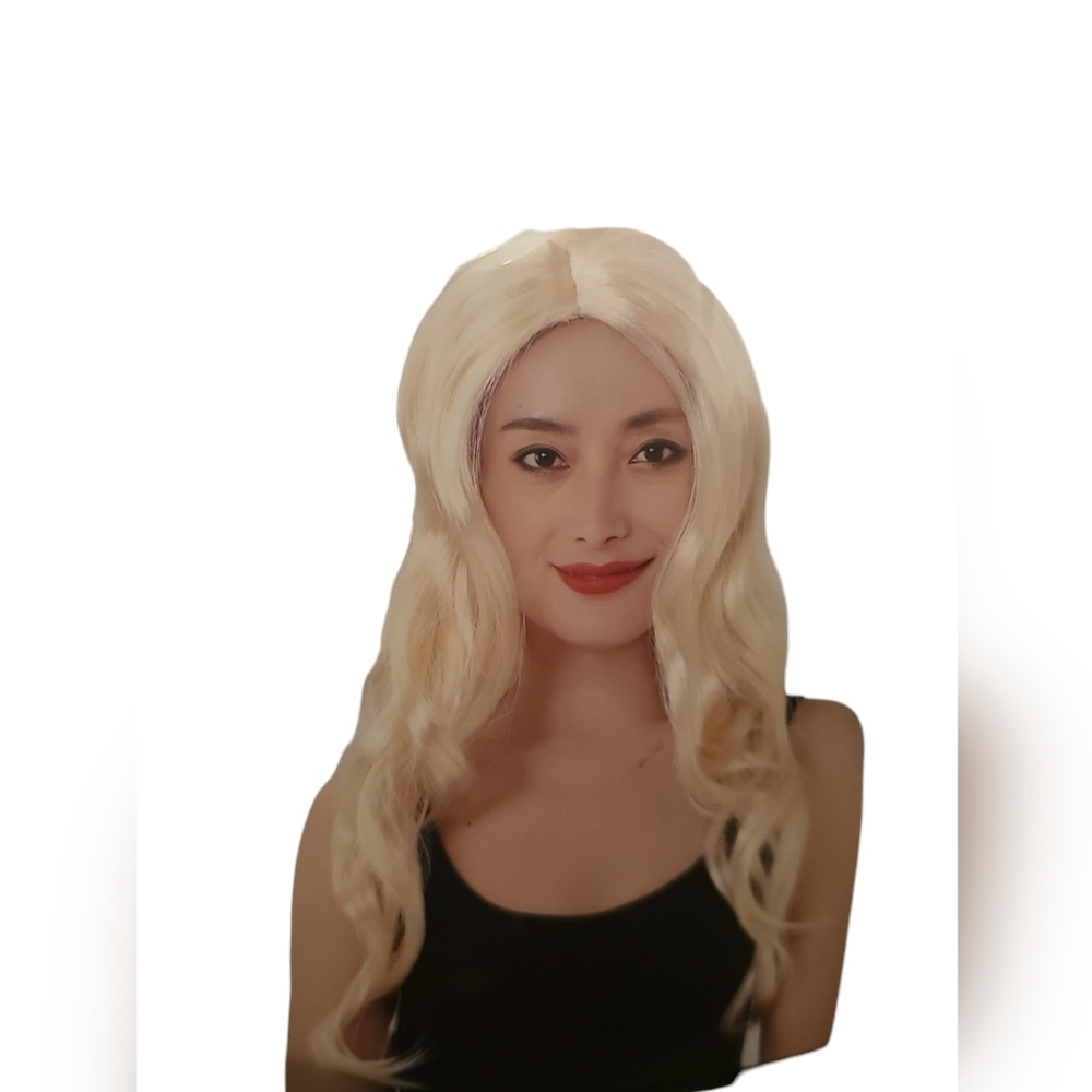 Wig Long Blonde Halloween Wig
